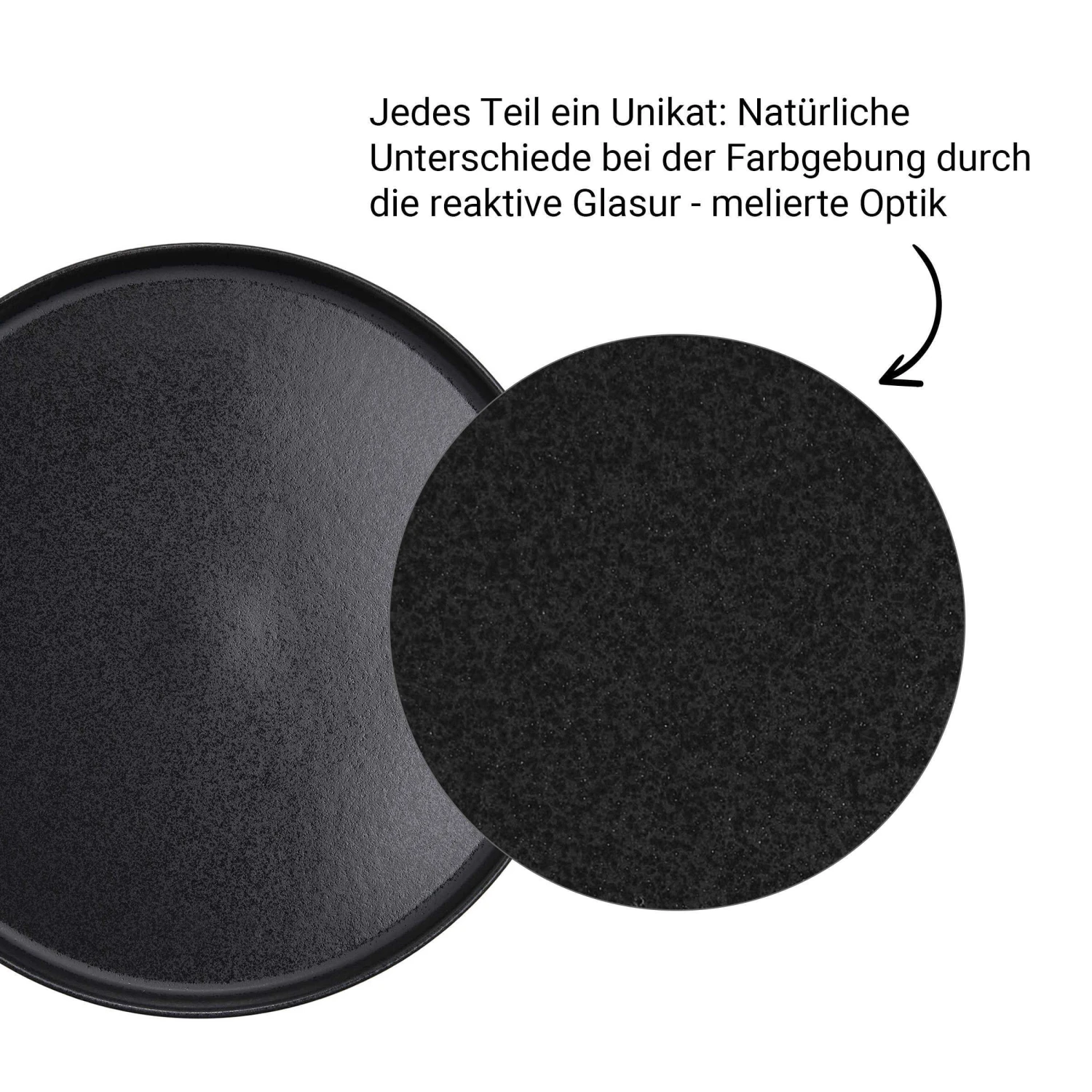4x Pastateller Ø23cm CASA NOVA in Schwarz 4x Pastateller Ø23cm CASA NOVA In Schwarz -Butlers Geschäft butlers 4x pastateller o23cm casa nova in schwarz 2