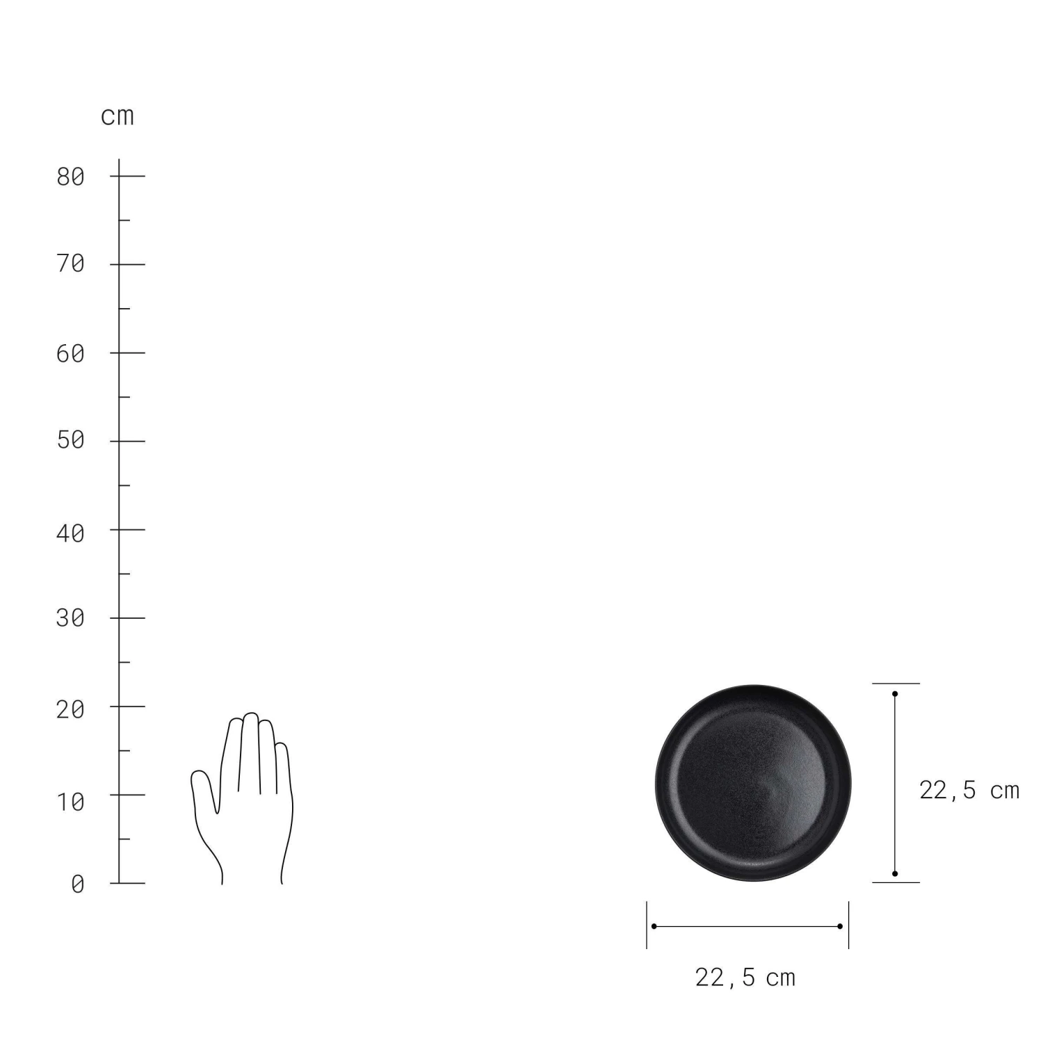 4x Pastateller Ø23cm CASA NOVA in Schwarz 4x Pastateller Ø23cm CASA NOVA In Schwarz -Butlers Geschäft butlers 4x pastateller o23cm casa nova in schwarz 4