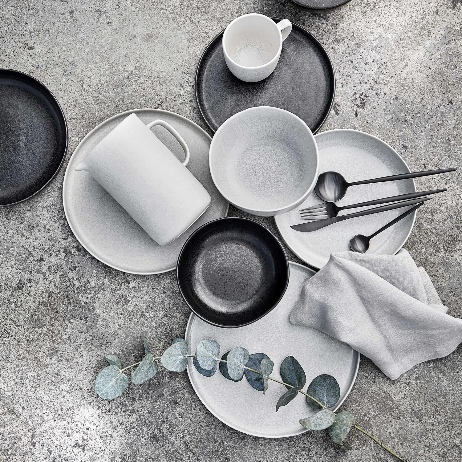 4x Pastateller Ø23cm CASA NOVA in Schwarz 4x Pastateller Ø23cm CASA NOVA In Schwarz -Butlers Geschäft butlers 4x pastateller o23cm casa nova in schwarz 8