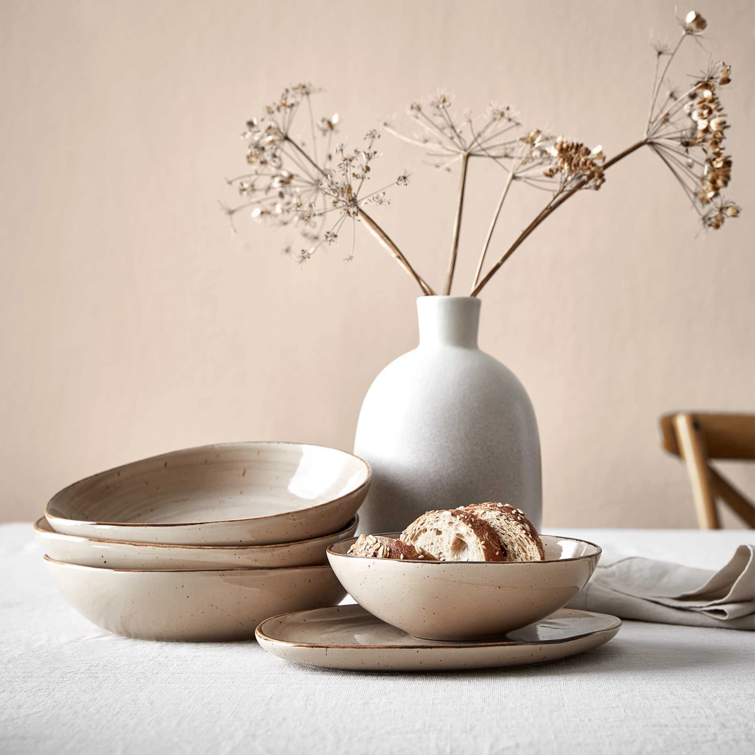 4x Schale 390ml FINCA in Beige 4x Schale 390ml FINCA In Beige -Butlers Geschäft butlers 4x schale 390ml finca in beige 5