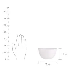 4x Schale 600ml NATIVE In Weiß 6 4x Schale 600ml NATIVE In Weiß -Butlers Geschäft butlers 4x schale 600ml native in weiss 4
