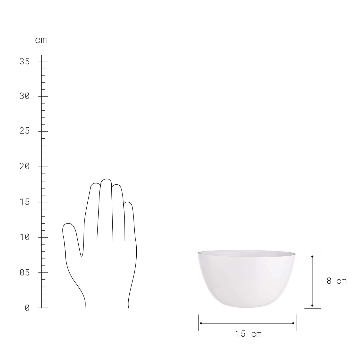 4x Schale 600ml NATIVE in Weiß 4x Schale 600ml NATIVE In Weiß -Butlers Geschäft butlers 4x schale 600ml native in weiss 4