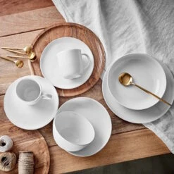 4x Schale 600ml NATIVE In Weiß 9 4x Schale 600ml NATIVE In Weiß -Butlers Geschäft butlers 4x schale 600ml native in weiss 7