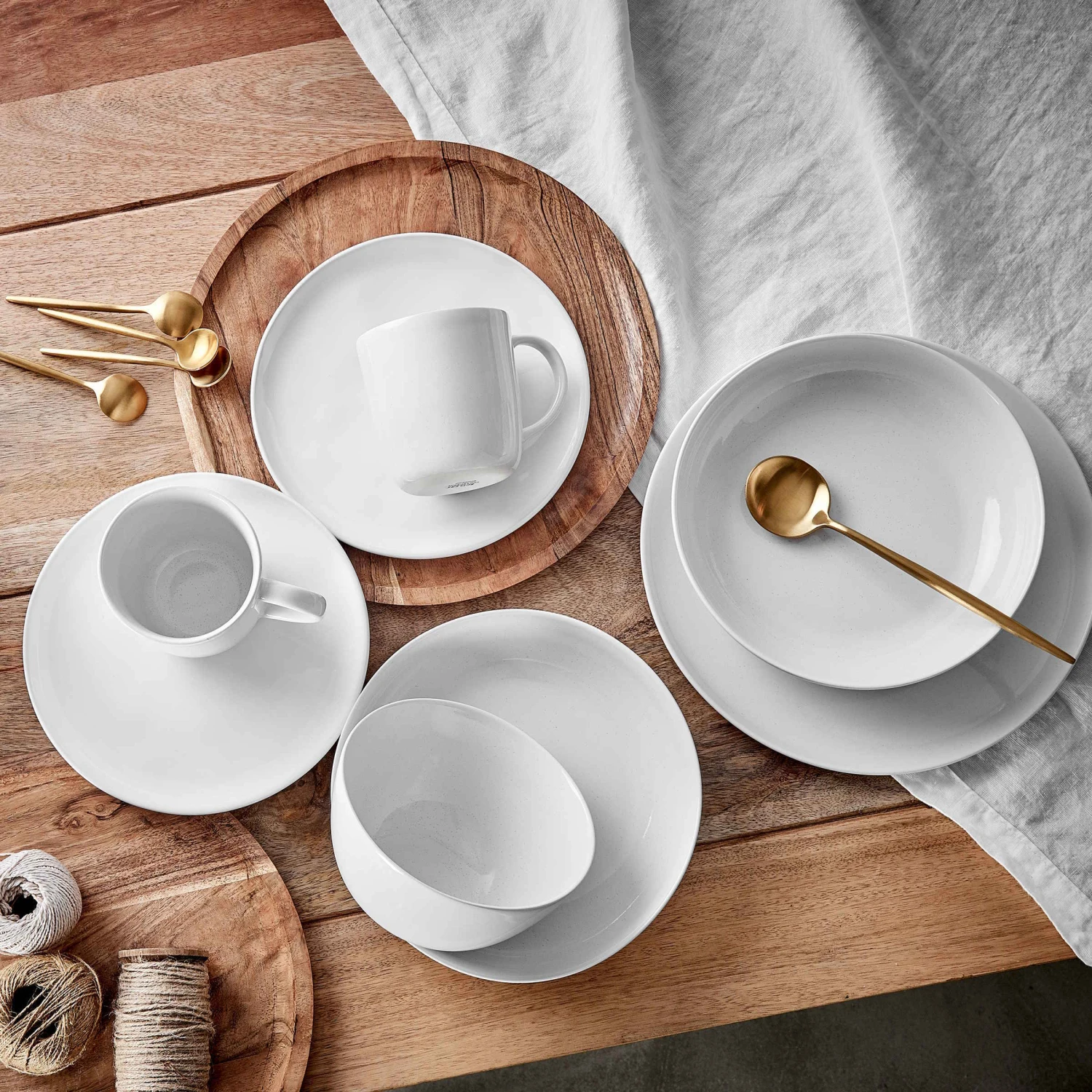 4x Schale 600ml NATIVE in Weiß 4x Schale 600ml NATIVE In Weiß -Butlers Geschäft butlers 4x schale 600ml native in weiss 7