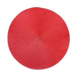 6x Tischset Ø38cm AMBIENTE In Rot