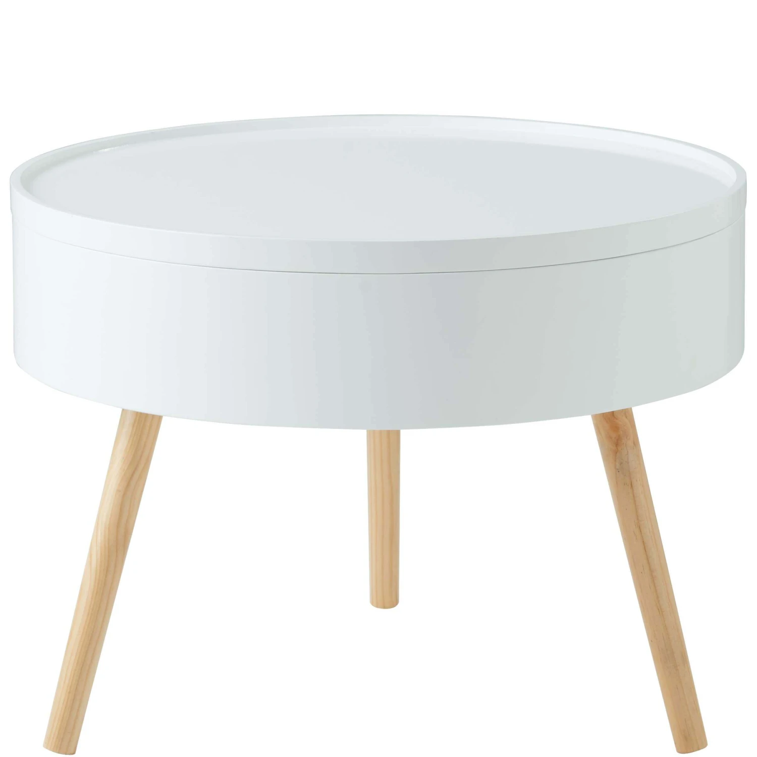 Beistelltisch mit Stauraum COFFEE TIME in Weiß Beistelltisch Mit Stauraum COFFEE TIME In Weiß -Butlers Geschäft butlers beistelltisch mit stauraum coffee time in weiss 2