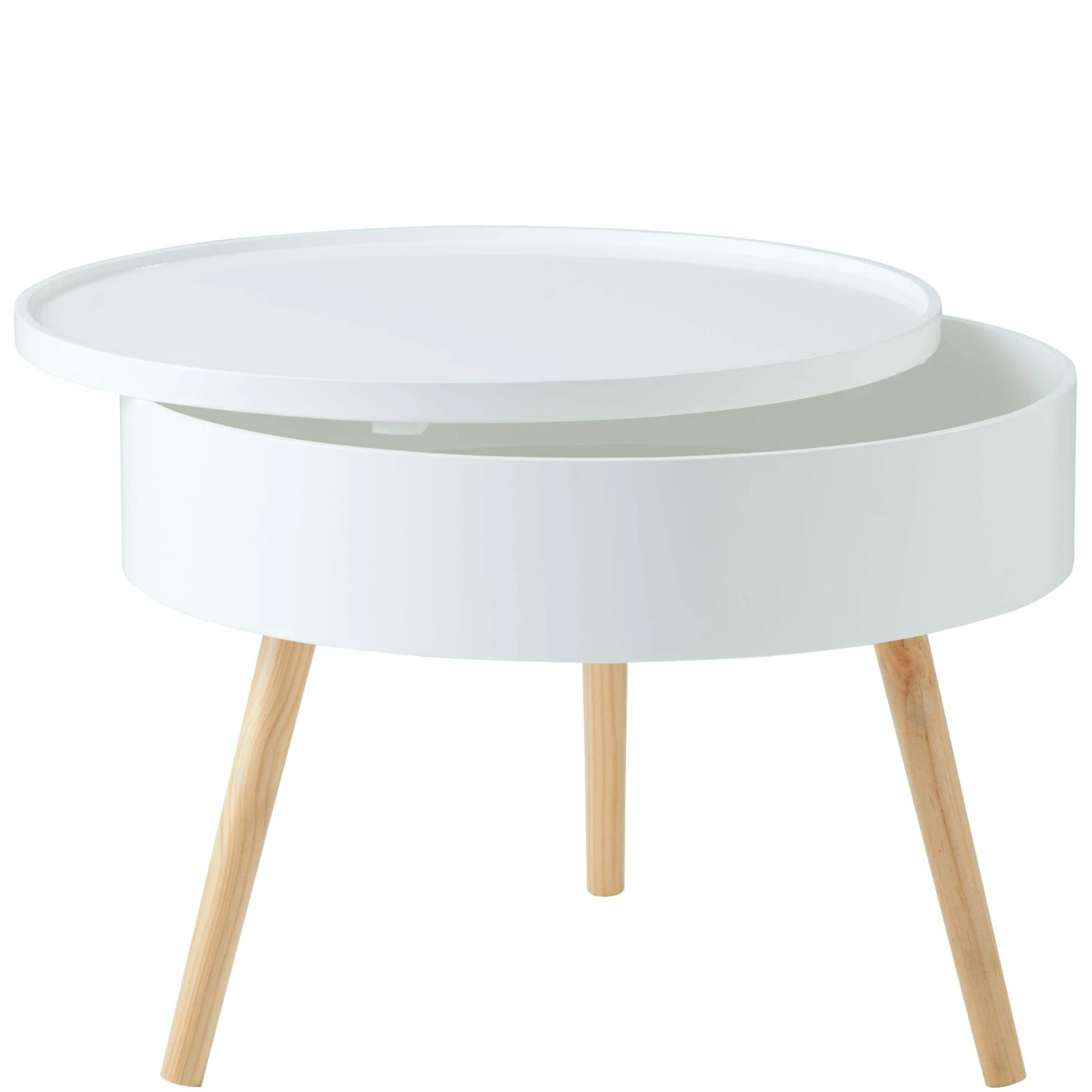 Beistelltisch mit Stauraum COFFEE TIME in Weiß Beistelltisch Mit Stauraum COFFEE TIME In Weiß -Butlers Geschäft butlers beistelltisch mit stauraum coffee time in weiss