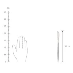 Besteck-Set 4-tlg. Matt STILETTO In Silber -Butlers Geschäft butlers besteck set 4 tlg matt stiletto in silber 3