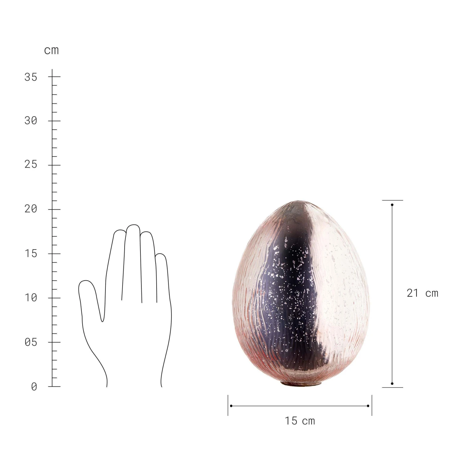 Deko Ei Höhe 21cm EASTER in Rosa Deko Ei Höhe 21cm EASTER In Rosa -Butlers Geschäft butlers deko ei hohe 21cm easter in rosa 2