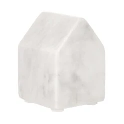 Deko-Haus L 6 X H 9cm BLOCKHOUSE In Weiß