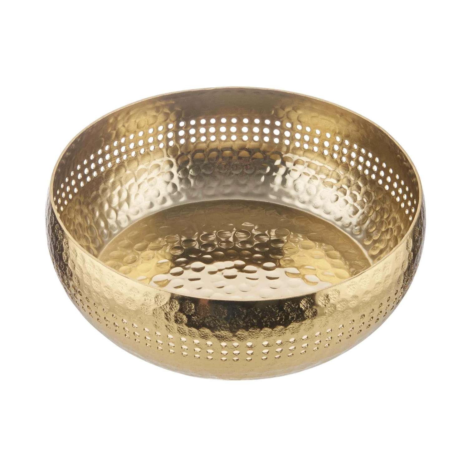 Deko-Schale mit Lochrand Ø27cm BALI in Gold Deko-Schale Mit Lochrand Ø27cm BALI In Gold -Butlers Geschäft butlers deko schale mit lochrand o27cm bali in gold 3