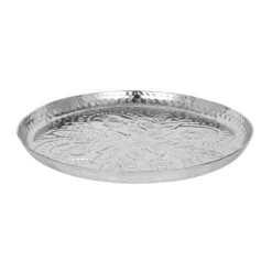 Deko-Teller Floral Ø37cm ORIENTAL LOUNGE In Silber 3 Deko-Teller Floral Ø37cm ORIENTAL LOUNGE In Silber -Butlers Geschäft butlers deko teller floral o37cm oriental lounge in silber 1