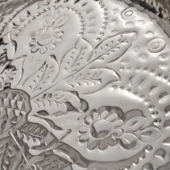 Deko-Teller Floral Ø37cm ORIENTAL LOUNGE In Silber 4 Deko-Teller Floral Ø37cm ORIENTAL LOUNGE In Silber -Butlers Geschäft butlers deko teller floral o37cm oriental lounge in silber 2