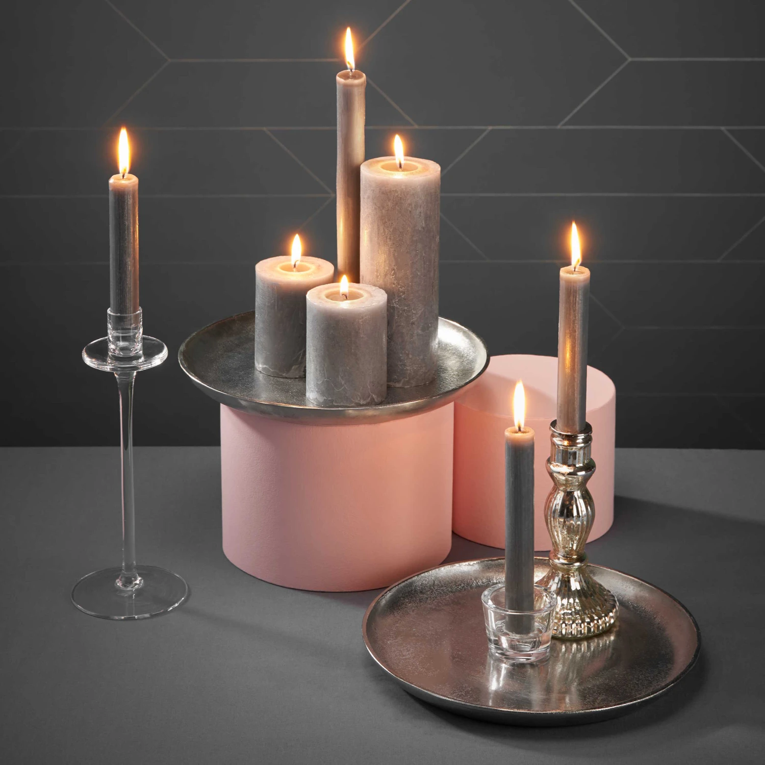 Deko-Teller Ø27cm BANQUET in Silber Deko-Teller Ø27cm BANQUET In Silber -Butlers Geschäft butlers deko teller o27cm banquet in silber 6