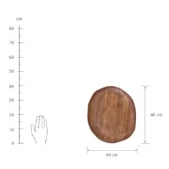 Deko-Teller Organisch Ø40cm MANGO DAYS In Braun 4 Deko-Teller Organisch Ø40cm MANGO DAYS In Braun -Butlers Geschäft butlers deko teller organisch o40cm mango days in braun 2