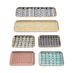 Dekotablett L 33 X B 12cm PATTERY In Gelb -Butlers Geschäft butlers dekotablett l 33 x b 12cm pattery in gelb 6