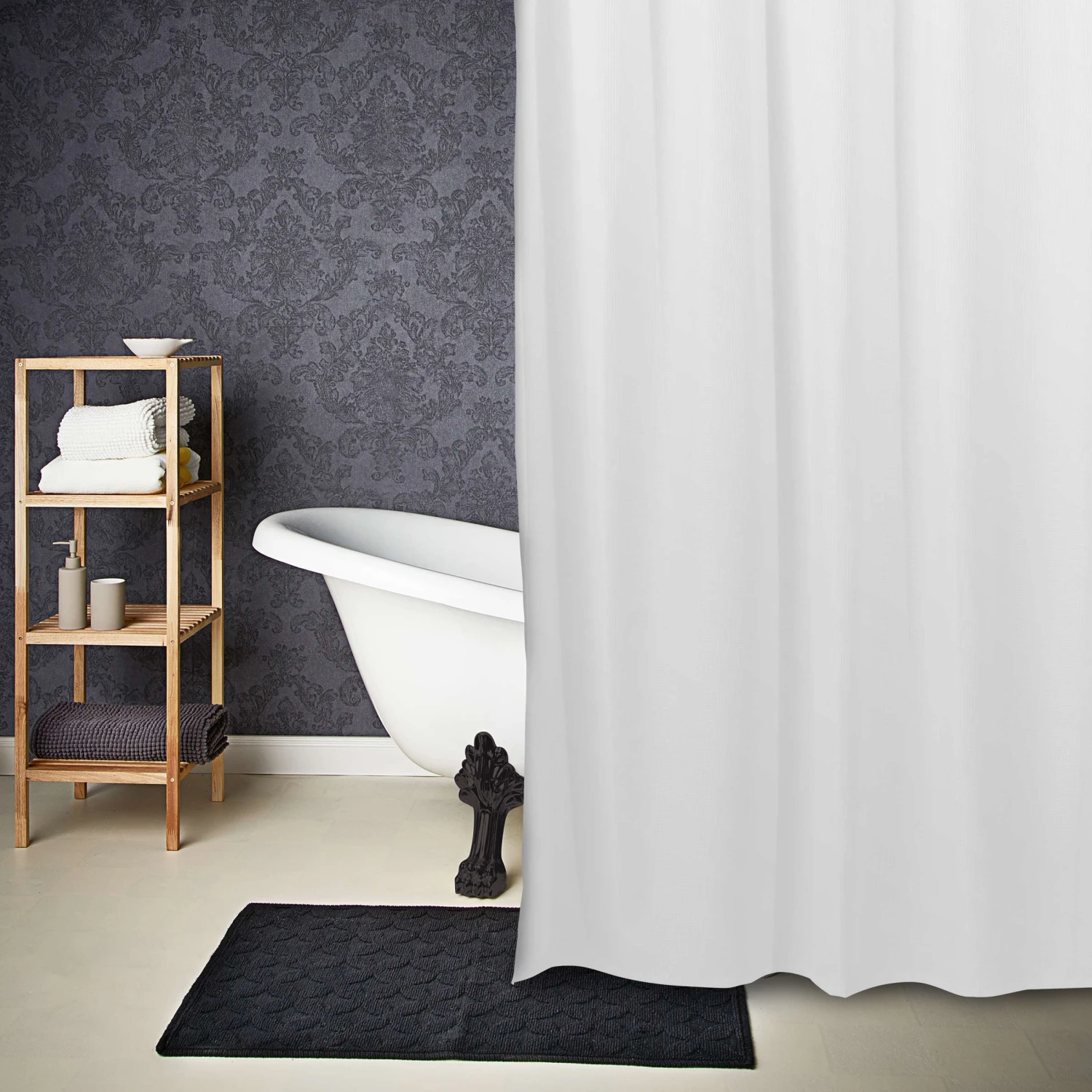 Duschvorhang Waffeloptik WET WET WET in Weiß Duschvorhang Waffeloptik WET WET WET In Weiß -Butlers Geschäft butlers duschvorhang waffeloptik wet wet wet in weiss 4