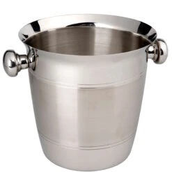 Flaschenkühler CHAMPAGNE In Silber