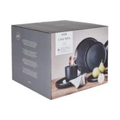 Geschirr-Set 16-tlg. CASA NOVA In Schwarz -Butlers Geschäft butlers geschirr set 16 tlg casa nova in schwarz 2