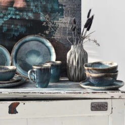 Geschirr-Set 16-tlg. HILDA In Dunkelblau -Butlers Geschäft butlers geschirr set 16 tlg hilda in dunkelblau 19