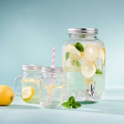 Getränkespender 3,5 L REFRESH In Transparent -Butlers Geschäft butlers getrankespender 3 5 l refresh in transparent 10