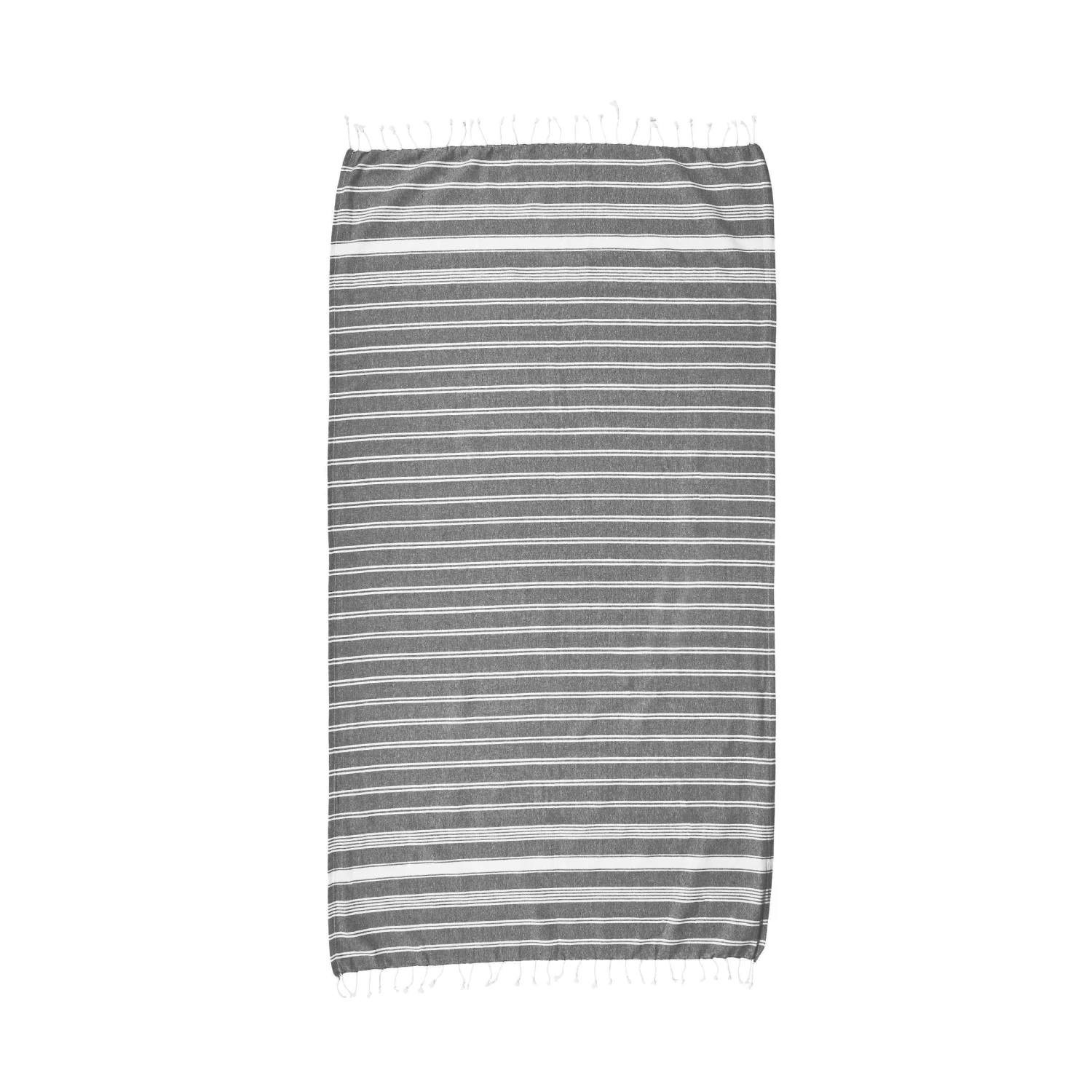 Hamamtuch L 170 x B 90cm SURFSIDE in Anthrazit Hamamtuch L 170 X B 90cm SURFSIDE In Anthrazit -Butlers Geschäft butlers hamamtuch l 170 x b 90cm surfside in anthrazit 2