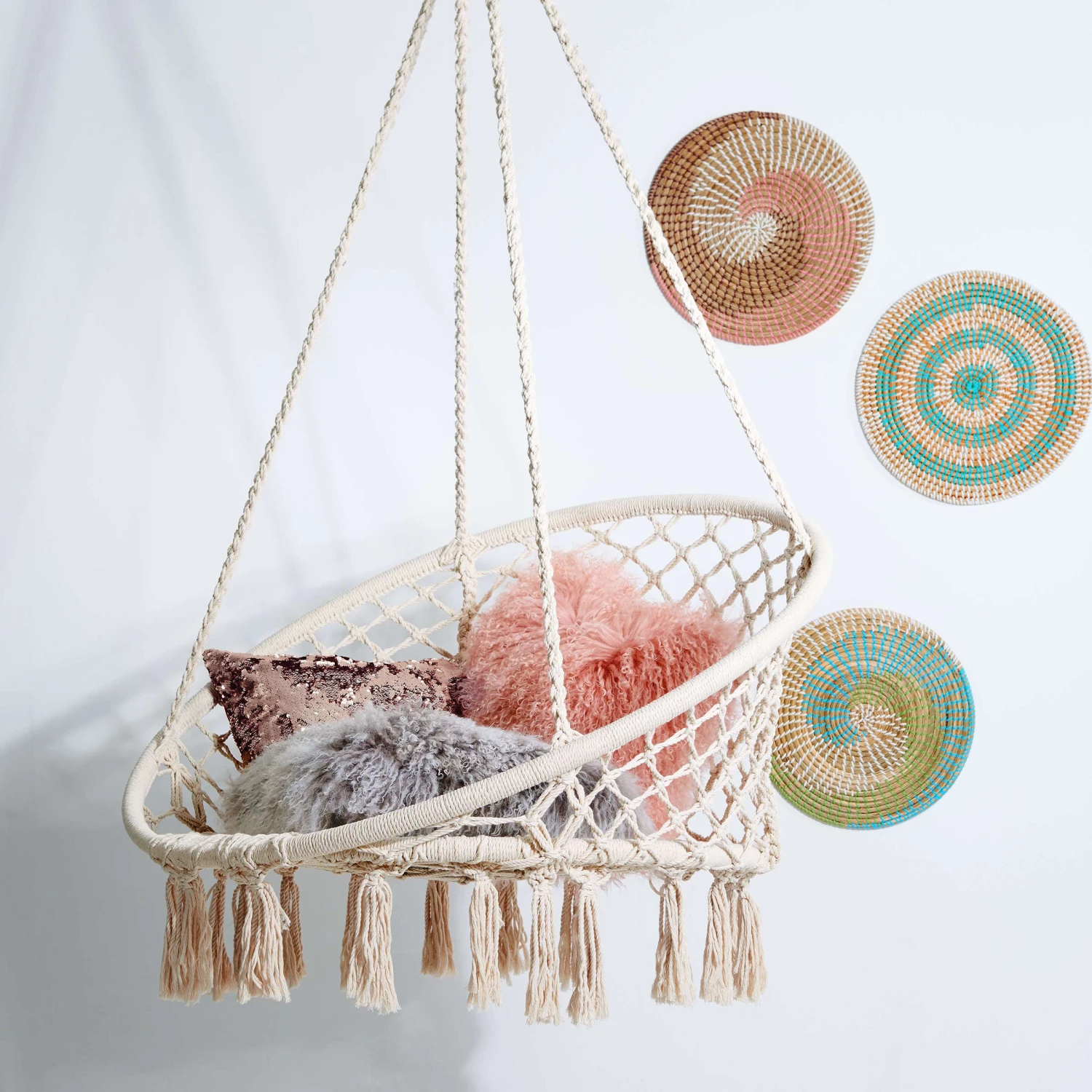 Hängesessel mit Fransen Ø100cm PARADISE NOW in Creme Hängesessel Mit Fransen Ø100cm PARADISE NOW In Creme -Butlers Geschäft butlers hangesessel mit fransen o100cm paradise now in creme 9