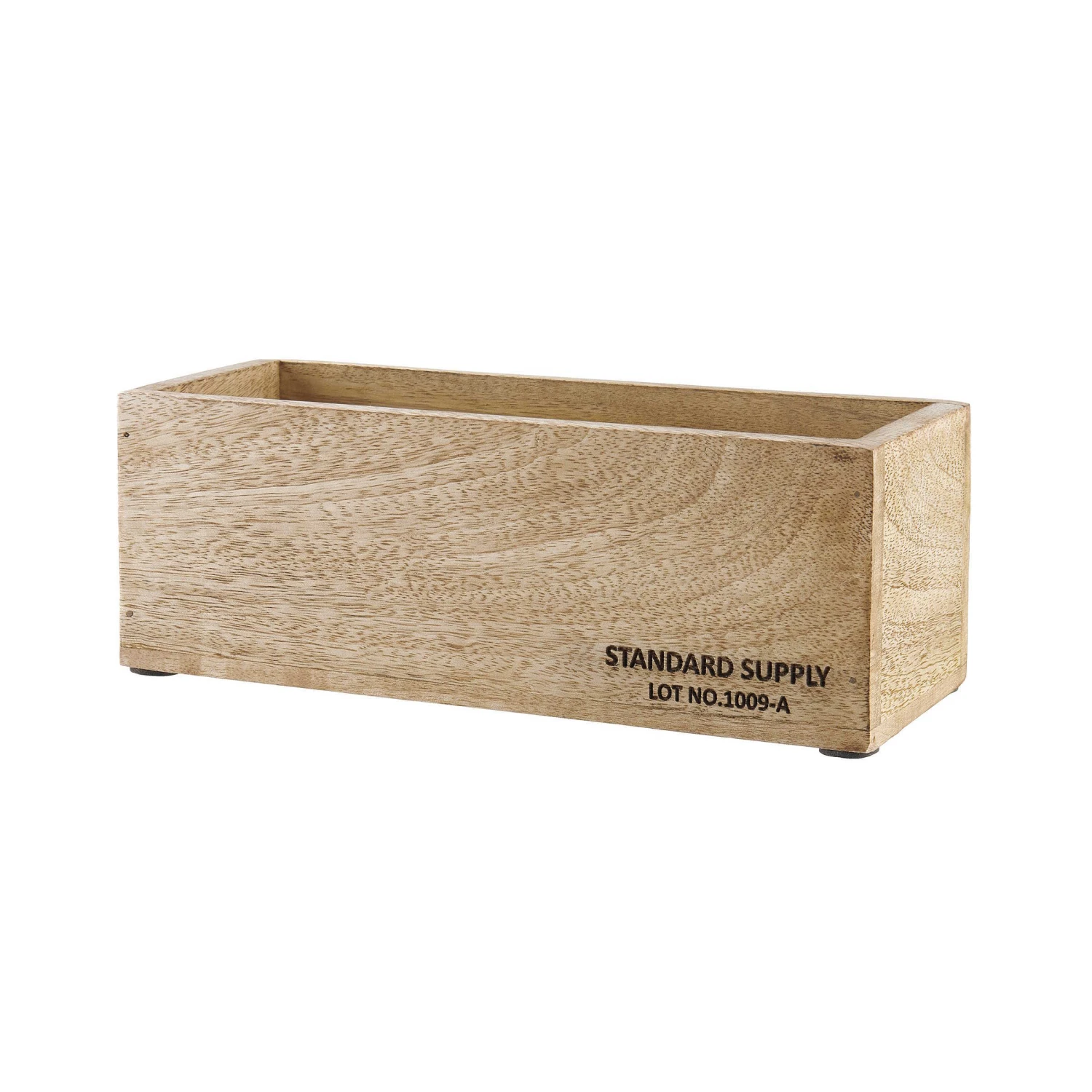 Holzkasten hochkant L 28 x B 11cm STANDARD SUPPLY in Natur Holzkasten Hochkant L 28 X B 11cm STANDARD SUPPLY In Natur -Butlers Geschäft butlers holzkasten hochkant l 28 x b 11cm standard supply in natur