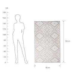 In- & Outdoor-Teppich Ethno L 150 X B 90cm COLOUR CLASH In Grau 4 In- & Outdoor-Teppich Ethno L 150 X B 90cm COLOUR CLASH In Grau -Butlers Geschäft butlers in and outdoor teppich ethno l 150 x b 90cm colour clash in grau 2