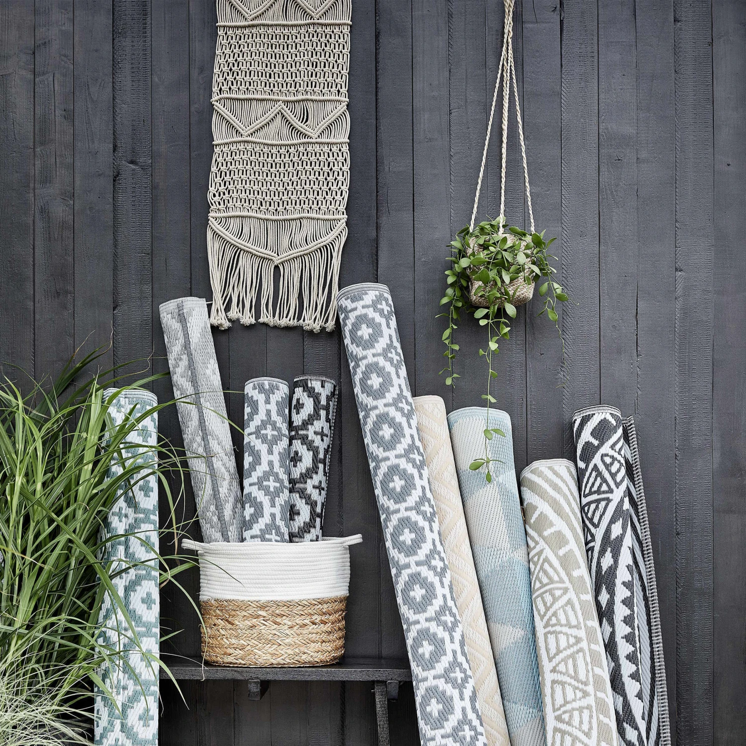 In- & Outdoor-Teppich Ethno L 150 x B 90cm COLOUR CLASH in Grau In- & Outdoor-Teppich Ethno L 150 X B 90cm COLOUR CLASH In Grau -Butlers Geschäft butlers in and outdoor teppich ethno l 150 x b 90cm colour clash in grau 6