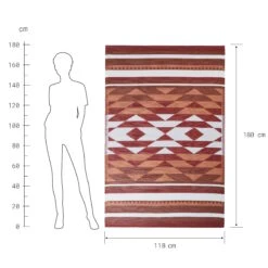 In- & Outdoor-Teppich Ikat L 180 X B 118cm COLOUR CLASH In Bunt 4 In- & Outdoor-Teppich Ikat L 180 X B 118cm COLOUR CLASH In Bunt -Butlers Geschäft butlers in and outdoor teppich ikat l 180 x b 118cm colour clash in bunt 2