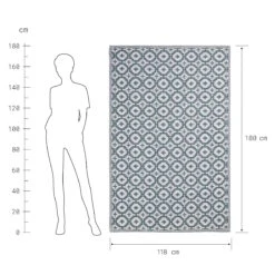 In- & Outdoor-Teppich Mosaik L 180 X B 118cm COLOUR CLASH In Salbei 4 In- & Outdoor-Teppich Mosaik L 180 X B 118cm COLOUR CLASH In Salbei -Butlers Geschäft butlers in and outdoor teppich mosaik l 180 x b 118cm colour clash in salbei 2