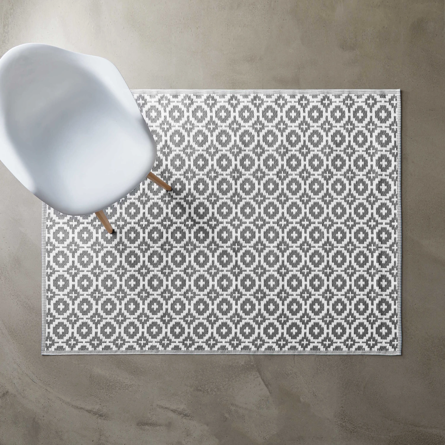 In- & Outdoor-Teppich Mosaik L 200 x B 150cm COLOUR CLASH in Taupe In- & Outdoor-Teppich Mosaik L 200 X B 150cm COLOUR CLASH In Taupe -Butlers Geschäft butlers in and outdoor teppich mosaik l 200 x b 150cm colour clash in taupe 2