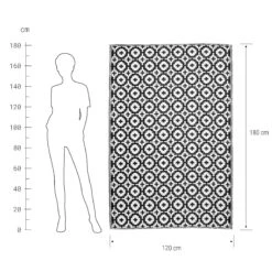 In- & Outdoorteppich Mosaik L 180 X B 120cm COLOUR CLASH In Schwarz 4 In- & Outdoorteppich Mosaik L 180 X B 120cm COLOUR CLASH In Schwarz -Butlers Geschäft butlers in and outdoorteppich mosaik l 180 x b 120cm colour clash in schwarz 2