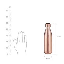 Isolierflasche 500 Ml TO GO In Roségold -Butlers Geschäft butlers isolierflasche 500 ml to go in rosegold 2