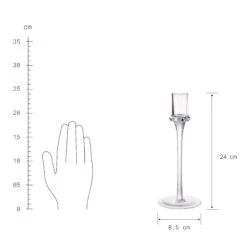Kerzenhalter Höhe 24cm INVISIBLE In Transparent 5 Kerzenhalter Höhe 24cm INVISIBLE In Transparent -Butlers Geschäft butlers kerzenhalter hohe 24cm invisible in transparent 3