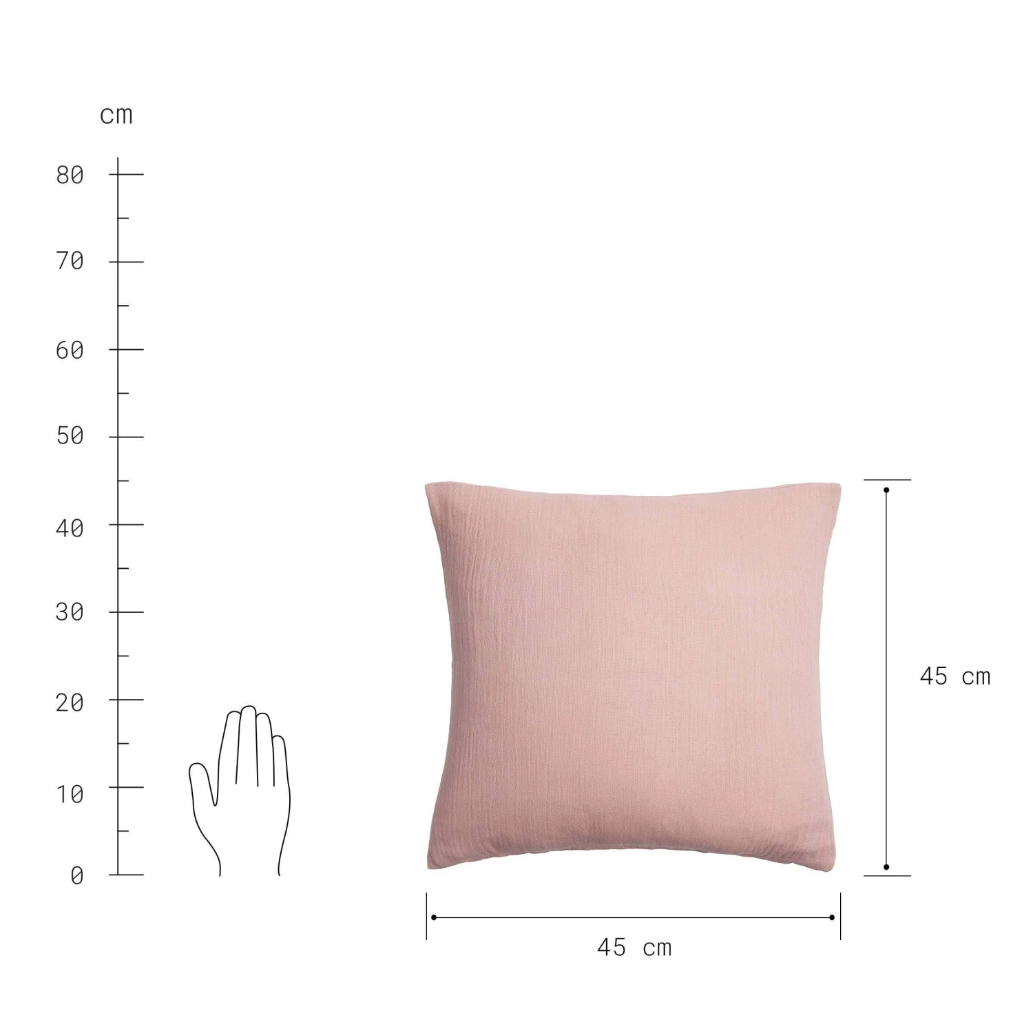 Kissen L 45 x B 45cm LAINETTE in Beige Kissen L 45 X B 45cm LAINETTE In Beige -Butlers Geschäft butlers kissen l 45 x b 45cm lainette in beige 1