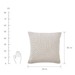 Kissen L 50 X B 50cm FREYA In Beige 5 Kissen L 50 X B 50cm FREYA In Beige -Butlers Geschäft butlers kissen l 50 x b 50cm freya in beige 3