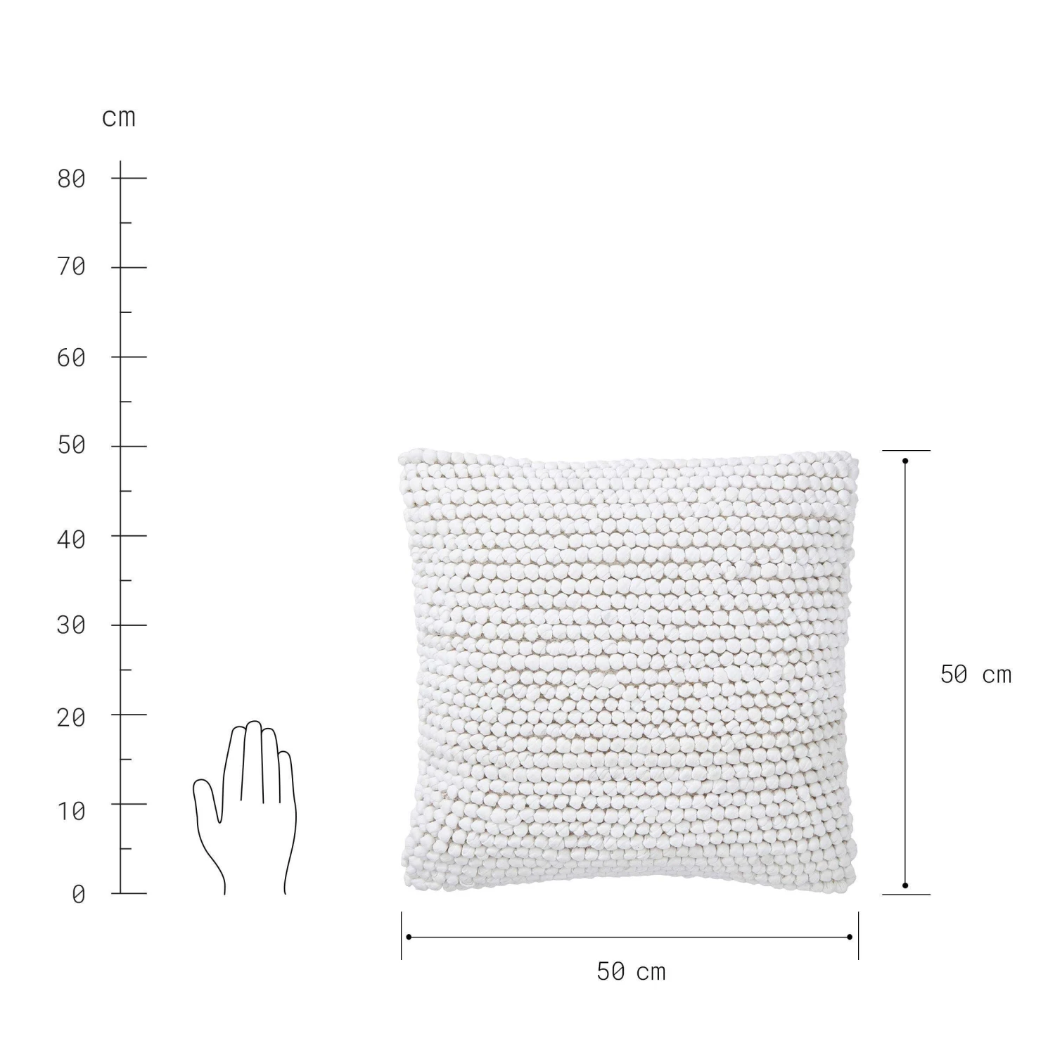 Kissen L 50 x B 50cm KALEA in Beige Kissen L 50 X B 50cm KALEA In Beige -Butlers Geschäft butlers kissen l 50 x b 50cm kalea in beige 2