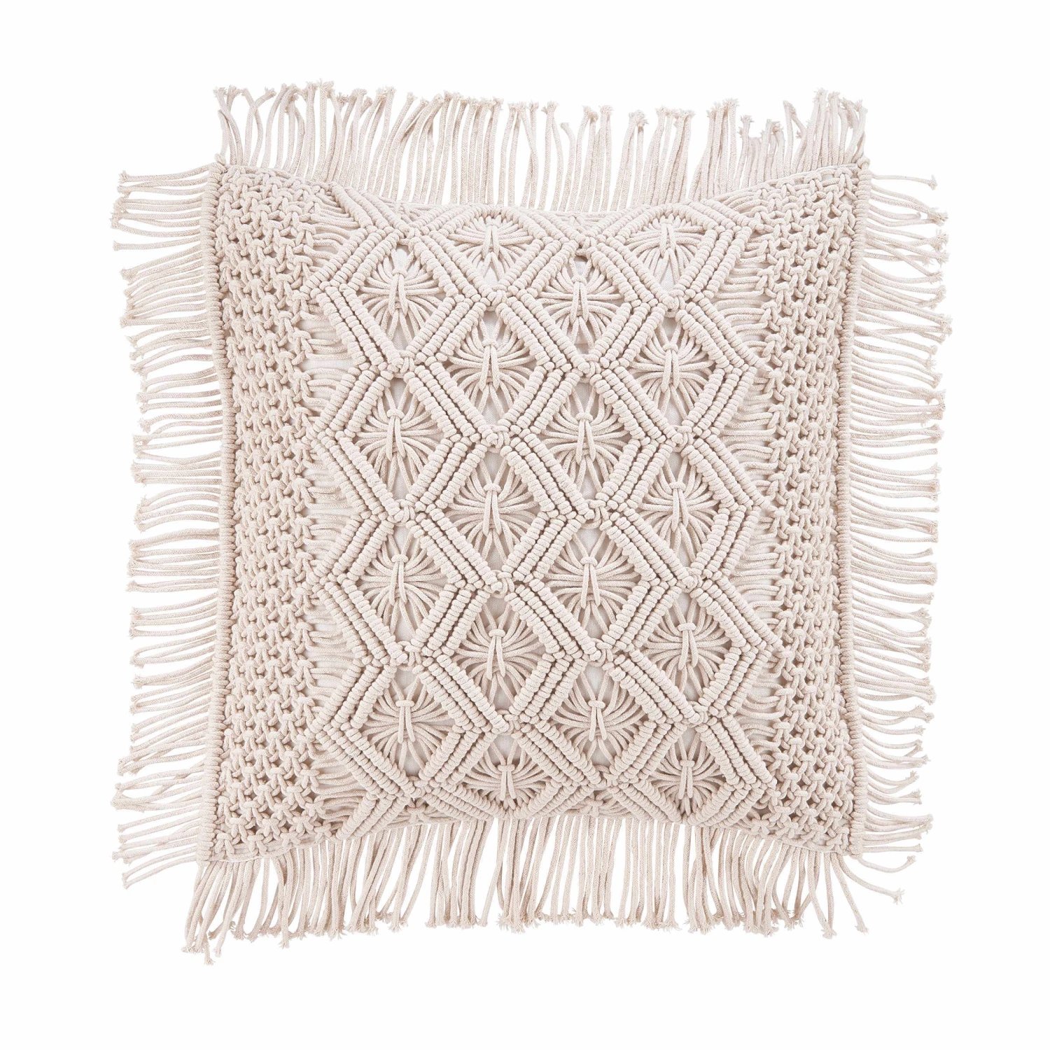 Kissen ZickZack L 45 x B 45cm MACRAMÉ in Creme Kissen ZickZack L 45 X B 45cm MACRAMÉ In Creme -Butlers Geschäft butlers kissen zickzack l 45 x b 45cm macrame in creme
