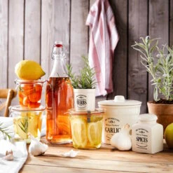 Knoblauchtopf Ø 14 Cm MRS. WINTERBOTTOM'S In Creme -Butlers Geschäft butlers knoblauchtopf o 14 cm mrs winterbottoms in creme 3