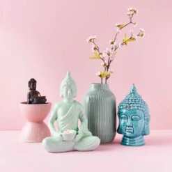 Kopf Höhe 23cm BUDDHA In Türkis -Butlers Geschäft butlers kopf hohe 23cm buddha in turkis 5