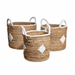 Korb Aus Bananenblatt Ø37cm BANANAS In Natur-Weiß -Butlers Geschäft butlers korb aus bananenblatt o37cm bananas in natur weiss 3