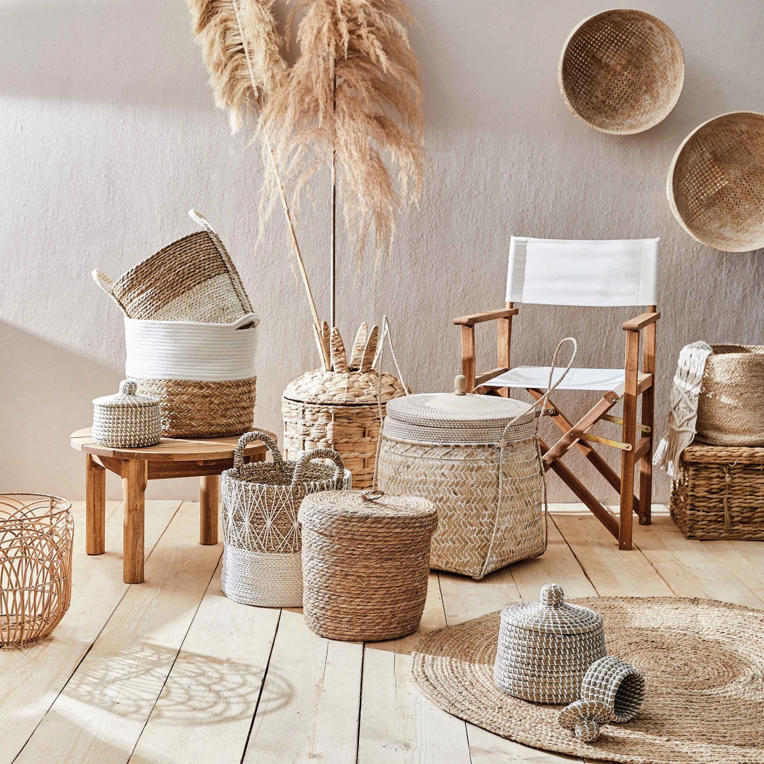 Korb Ø36cm WHITE BEACH in Natur-Weiß Korb Ø36cm WHITE BEACH In Natur-Weiß -Butlers Geschäft butlers korb o36cm white beach in natur weiss 1