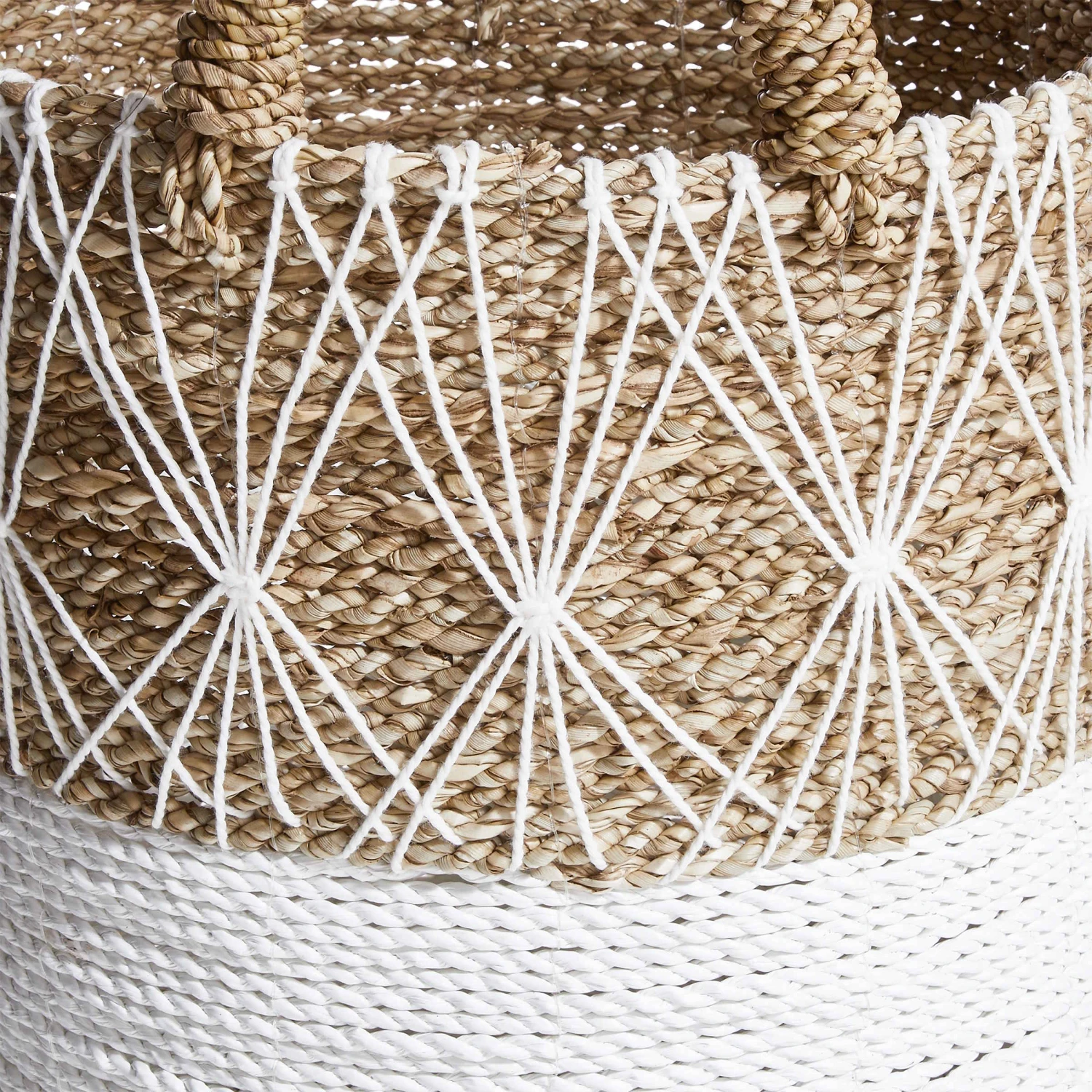 Korb Ø36cm WHITE BEACH in Natur-Weiß Korb Ø36cm WHITE BEACH In Natur-Weiß -Butlers Geschäft butlers korb o36cm white beach in natur weiss 2
