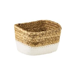 Korb Rechteckig L 17 X B 12cm RUSH ROPE In Natur-Weiß -Butlers Geschäft butlers korb rechteckig l 17 x b 12cm rush rope in natur weiss 2