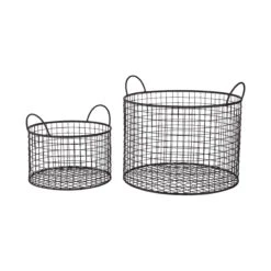 Korb Rund Ø22cm HOOP In Schwarz 5 Korb Rund Ø22cm HOOP In Schwarz -Butlers Geschäft butlers korb rund o22cm hoop in schwarz 3