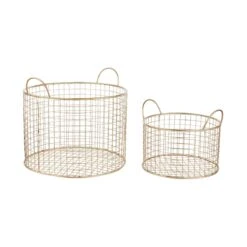 Korb Rund Ø30cm HOOP In Gold 3 Korb Rund Ø30cm HOOP In Gold -Butlers Geschäft butlers korb rund o30cm hoop in gold 1