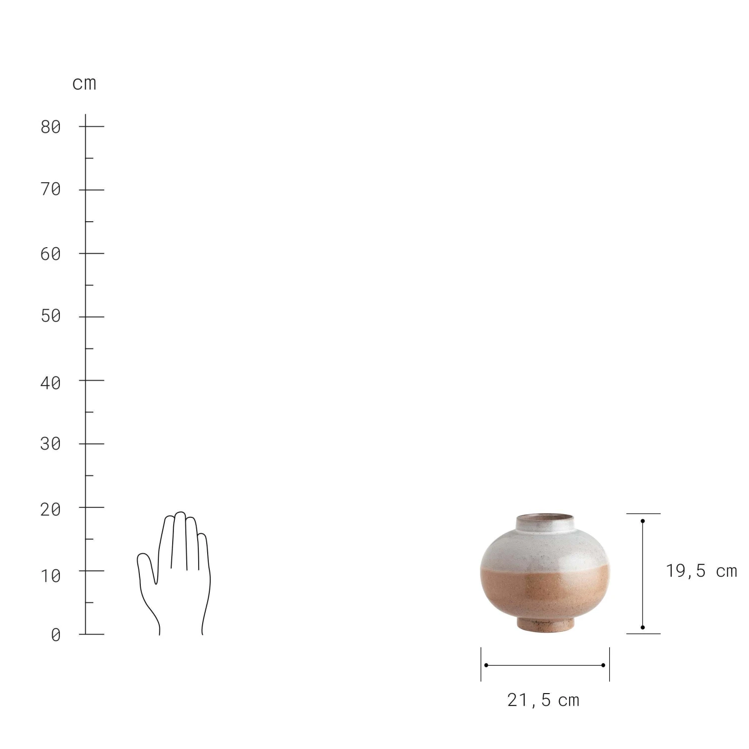 Kugelvase Höhe 20cm LIVIA in Creme-Rosa Kugelvase Höhe 20cm LIVIA In Creme-Rosa -Butlers Geschäft butlers kugelvase hohe 20cm livia in creme rosa 2