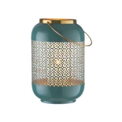 Laterne H 27cm EMILIE In Petrol 5 Laterne H 27cm EMILIE In Petrol -Butlers Geschäft butlers laterne h 27cm emilie in petrol 3